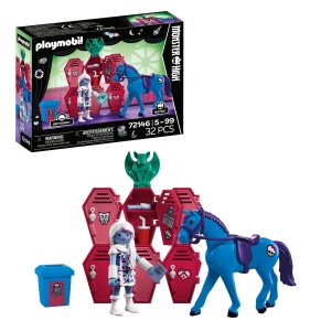 Set PLAYMOBIL Monster High Abbey Bominable cu Spinde si Glow-in-the-Dark