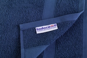 Set prosoape Todocama 100 bumbac 550 gm2 absorbante si uscare rapida 70x140 cm albastru marin - Img 2