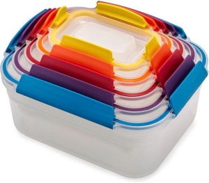 Set recipiente alimentare Joseph Joseph Nest Lock 5 piese etanse multicolore
