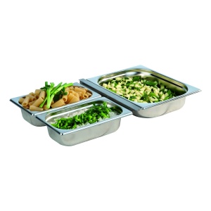 Set recipiente GN APS 81850, 4 piese, inox, capacitate 4L si 1.8L