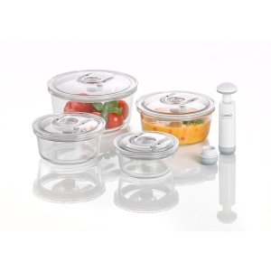 Set recipiente vid CASO VacuBoxx R-Set 4 sticla borosilicata BPA-free rezistente la caldura - Img 3