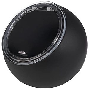 Set Servire APS Moon - 2 piese Bol Melamin ( 19cm) si Capac pliabil, Negru