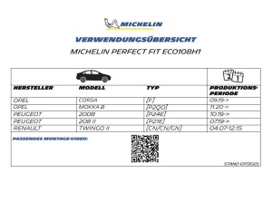 Set stergatoare Michelin Perfect Fit 600400mm 300mm pentru OPEL si PEUGEOT - Img 5