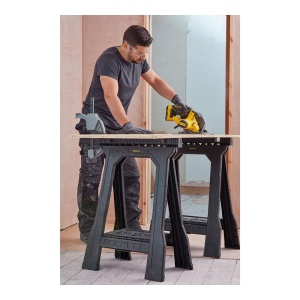Set suporti ajustabili Stanley Junior STST1-70355, 340 kg, pliabili, 57x12x81 cm - Img 2