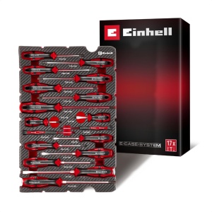 Set Surubelnite Einhell 17 Piese Crom-Vanadiu Capete Precise si Design Compact