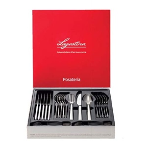 Set Tacamuri Lagostina Giada din Otel Inoxidabil 1810 pentru 6 Persoane, 24 Piese - Img 4
