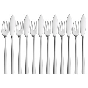Set tacamuri pentru peste WMF Corvo 12 piese Cromargan protect rezistent la zgarieturi