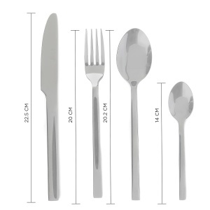 Set tacamuri Russell Hobbs Vermont 16 piese otel inoxidabil finisaj lucios - Img 2