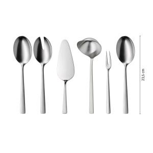 Set tacamuri salata WMF Corvo 24 cm Cromargan Protect rezistent la zgarieturi spalare automata - Img 6