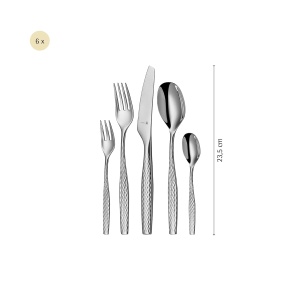 Set tacamuri WMF Sentic, 30 piese pentru 6 persoane, Cromargan protect, ergonomic - Img 7