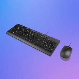 Set Tastatura si Maus Lenovo Essential, USB, Compact, Ergonomic, Negru - Img 2