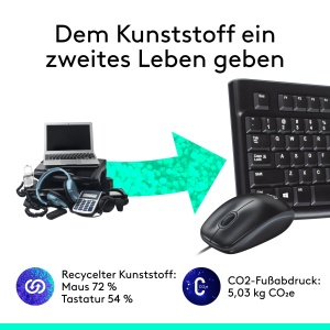 Set Tastatura si Maus Logitech MK120, USB, Standard, Design Ergonomic - Img 5