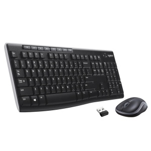 Set Tastatura si Maus Logitech MK270, Wireless, 2.4GHz, Nano-receiver