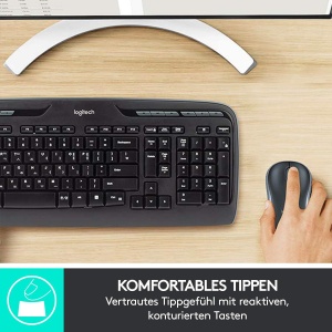 Set Tastatura si Maus Logitech MK330, Wireless, 11 Taste Speciale, Design Compact - Img 3