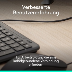 Set Tastatura si Maus Logitech Signature Slim MK620, USB-C, Grafit - Img 2