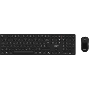 Set Tastatura si Maus MSI Forge K210 Wireless, 2.4 GHz, Reincarcabil