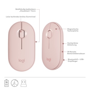 Set Tastatura si Mouse Logitech MK470 Slim Combo, Wireless, Design Modern - Img 8