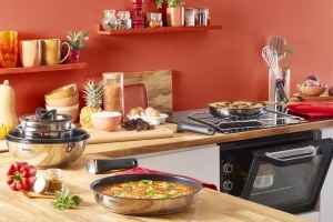 Set Tefal Ingenio L897SJ04, 20 piese, inox, antiaderent, cu manere detasabile - Img 3