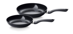 Set tigai Fissler Essential Black 24 cm 28 cm Aluminiu Antiaderente Inductie