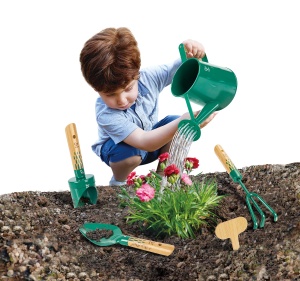 Set unelte de gradinarit Hape Nature Fun cu 6 piese, din bambus, pentru copii de la 4 ani - Img 4