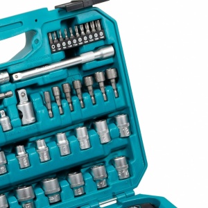 Set unelte manuale Makita E-10899, 76 piese, cutie transport, compact - Img 4