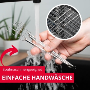 Set ustensile pentru praline Westmark 3 piese din inox spiralgabel si furculite pentru ciocolata - Img 6
