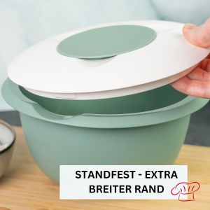 Set Westmark Ruhrschussel si Ruhrbecher Helena Mint-VerdeAlb Capacitate 25L si 14L BPA-Free - Img 2