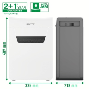 Shredder de documente Leitz IQ 6M Premium P5, 6 foi, 18L, design elegant - Img 5