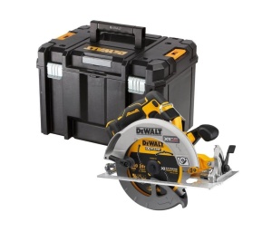 Sierra circulara DEWALT XR 18V 190mm, fara escobillas, multicolor, cu maletin TSTAK VI