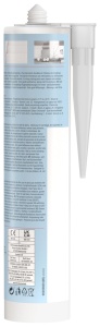Silikon Sanititar Fischer DSSA, 310 ml, alb, rezistent la umiditate - Img 2