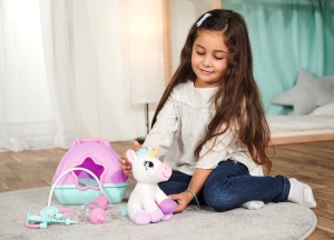 Simba Doktorkoffer cu Plusch Einhorn 20cm Set Joc Interactiv Copii 3 - Img 5