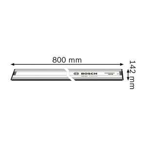Sina de ghidare Bosch FSN 800 Professional, 800 mm - Img 2