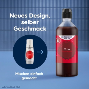 Sirop pentru bauturi Sodastream Cola, 4 x 440 ml, gust clasic - Img 3