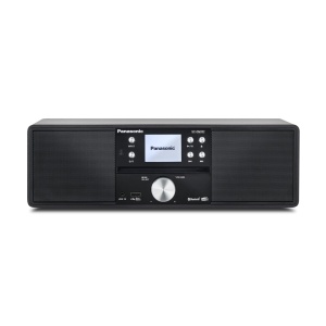 Sistem audio Panasonic SC-DM202EG-K cu CD Bluetooth si radio DAB Negru