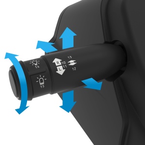 Sistem de Control pentru Vehicule Agricole HORI, cu Volan de 34cm, Pedale si Controler Multifunctional - Img 2