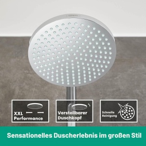 Sistem de dus hansgrohe Crometta S, termostat, cap de dus 240 mm, crom - Img 2