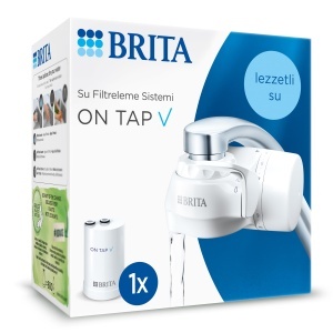 Sistem de filtrare apa BRITA ON TAP V, 4 etape, compatibil cu majoritatea robinetelor