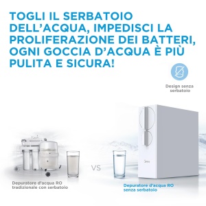 Sistem de filtrare apa cu osmoza inversa Midea MRO2489-600G, 600G rapid, 4 trepte - Img 6