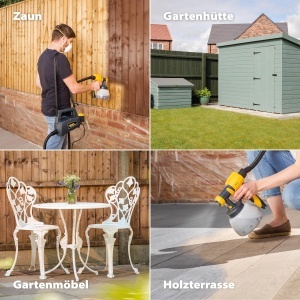 Sistem de Pulverizare Wagner, 460 W, 1400 ml, 1,8 m furtun - Img 3