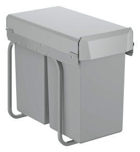 Sistem de sortare deseuri GROHE Blue 30 cm, 2 x 15 l, gri - Img 4
