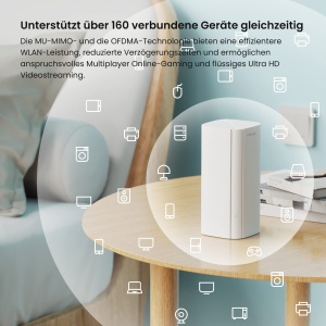 Sistem Mesh WLAN Tenda Nova MX12 AX3000 Wi-Fi 6 Dualband 2x - Img 5