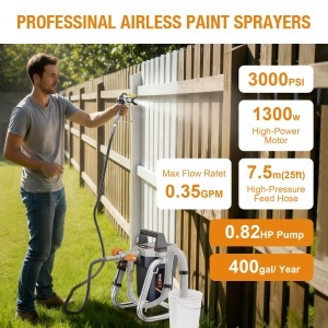 Sistem profesional de vopsire MAXXT Airless 1300W cu presiune reglabila si accesorii - Img 4