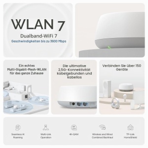 Sistem WiFi Mesh TP-Link Deco BE25, Dual-Band, 3.6 Gbps, 2 x 2.5 Gbps Port - Img 4