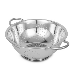 Sita din inox Fackelmann, 30 x 10 x 24 cm, cu manere, argintie