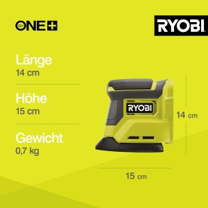 Slefuitor delta RYOBI RPS18-0, 18V, 1,8 mm, cu prindere tip velcro - Img 9