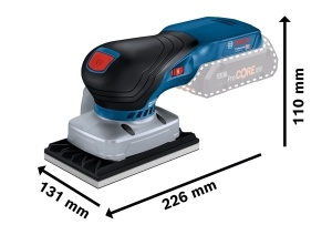 Slefuitor electric Bosch GSS 18V-13, motor fara perii, ergonomic, cu sistem de prindere pentru placi - Img 3