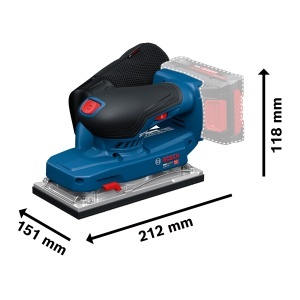 Slefuitor Excentric Bosch GSS 18V-18, 18V, cu Sistem de Aspirare a Prafului - Img 5