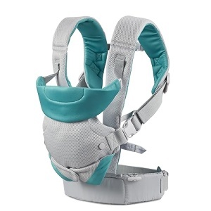 Sling Ergonomic Infantino Flip 4-in-1, Atmungsaktiv, 3,6-14,5 kg, Gri - Img 11