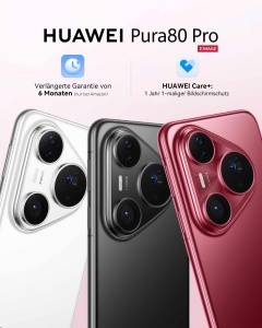 Smartphone HUAWEI Pura 80 Pro, 12GB RAM, 512GB, Alb Lucios - Img 2
