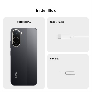 Smartphone POCO C81 Pro, 4 GB RAM, 128 GB, 6000 mAh, Negru - Img 5